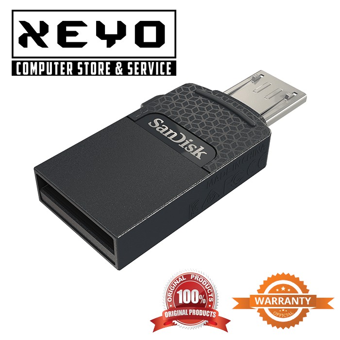 Flash Disk Flashdisk Sandisk Dual Drive OTG USB 2.0 Micro USB 32GB