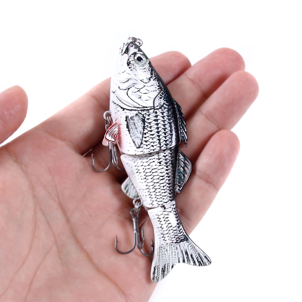 HENGJIA 1PCS Wobblers uMpan Pancing Fishing Lures 10cm 18g Artificial Multi-section Bait Trolling Hard Bait Minnow Carp Crankbait Fishing tackle