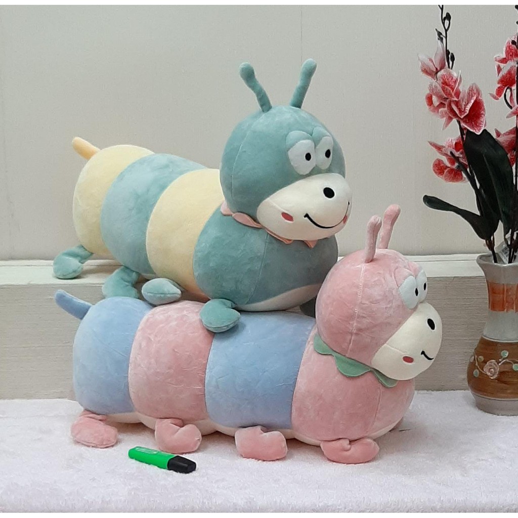 Boneka Ulat Size 65cm/boneka ulil/boneka Caterpillar/boneka animal/boneka lucu