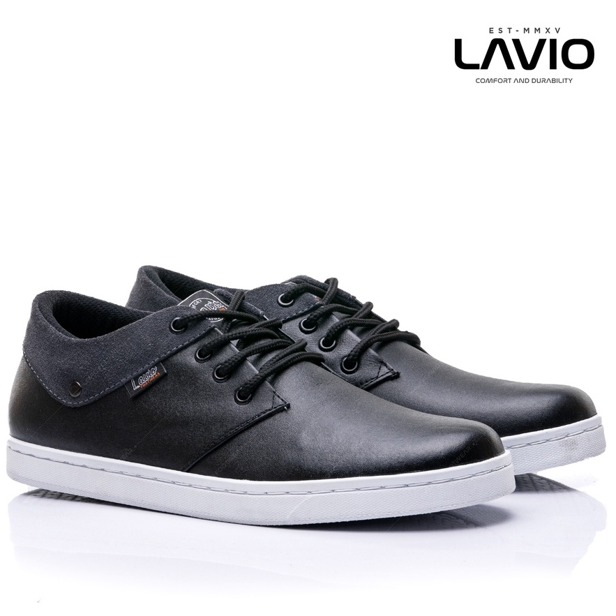 Sepatu Casual Pria Original Branded Keren 2022 Lavio Hilton Kulit Asli