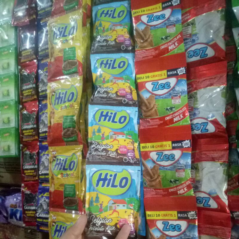 

Hilo Belgian chocolate milk renteng isi 10x30g