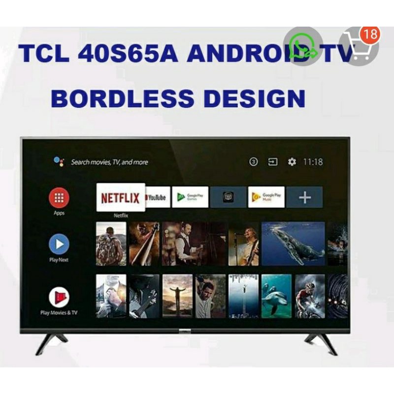 led tcl 40S65A 40 Android