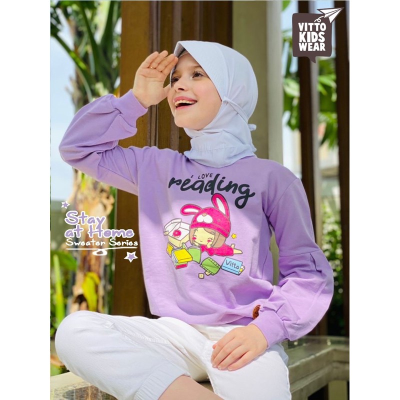 Jaket Anak Sweater Stay at Home Vitto