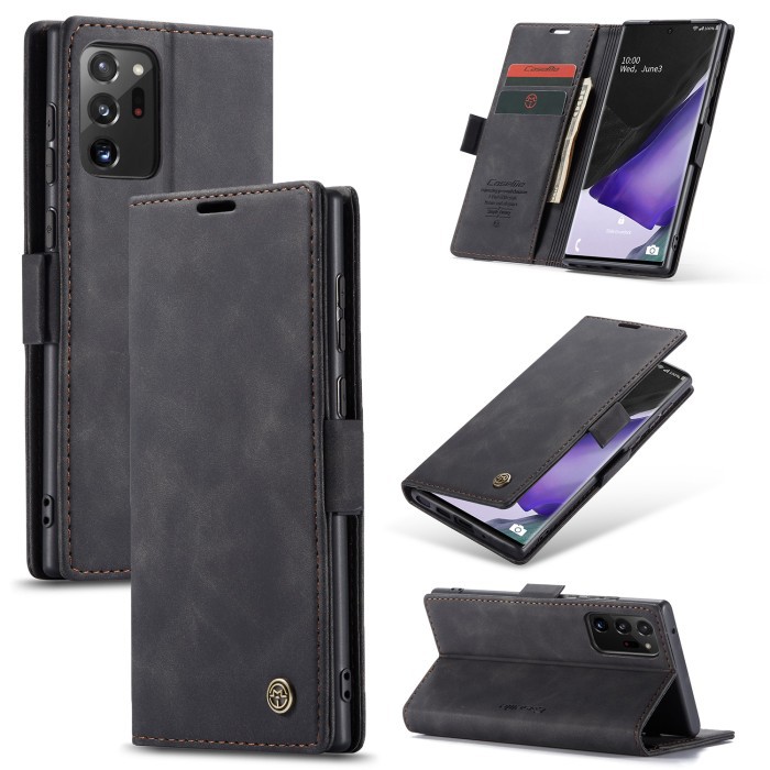 SAMSUNG NOTE 20 ULTRA NOTE 20 - S20 ULTRA - S20 PLUS - S20  - S20 FE 5G LEATHER FLIP WALLET CASE DOMPET MAGNETIC COVER