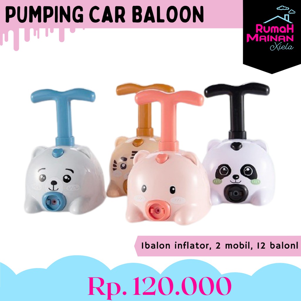 PUMPING CAR BALOON - MAINAN BALON UDARA - 1755