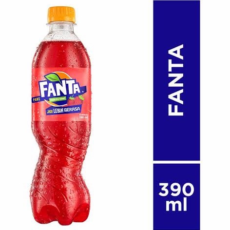 

FANTA Merah Kemasan BOTOL 390ml