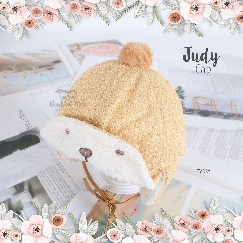 Judy Cap | Topi Kupluk Anak Bayi Model Pilot Musim Dingin Topi Hangat Bayi Import-2