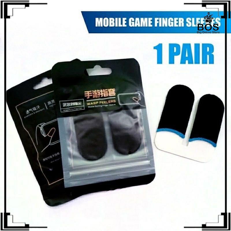 BOS - SARUNG JEMPOL JARI TOUCH SCREEN FINGER PLAY GAMING PUBG DOUBLE