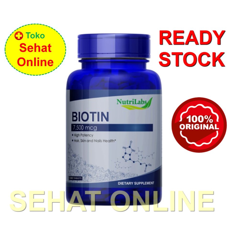 Nutrilabs Biotin 7500 mcg USA