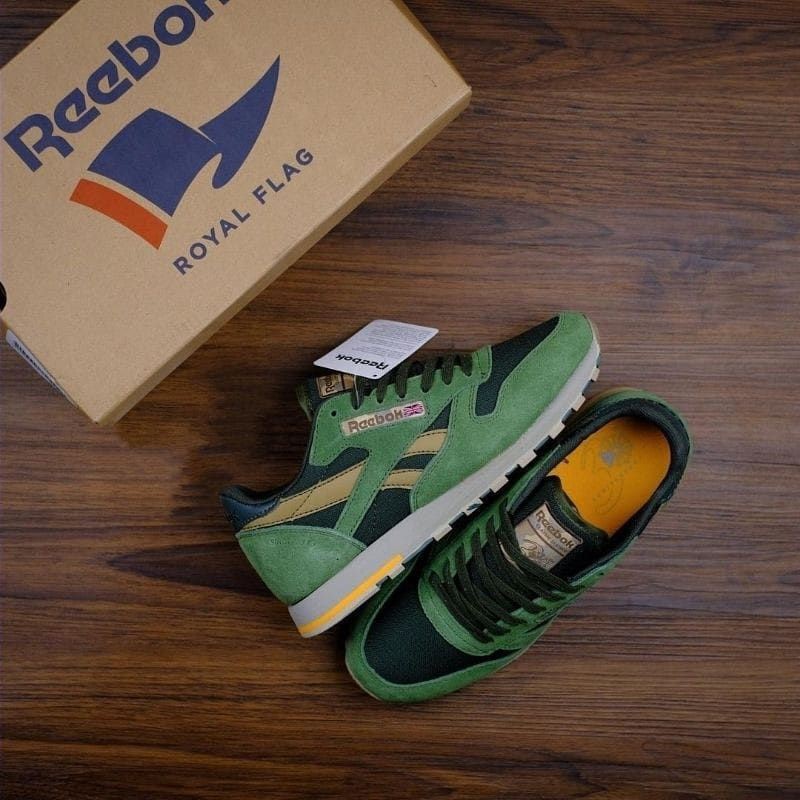 all yellow reebok classics