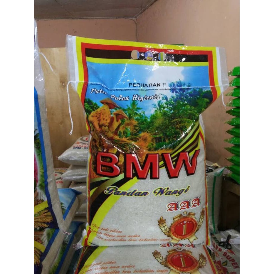 Beras BMW 10kg (pandan wangi),beras kualitas premium