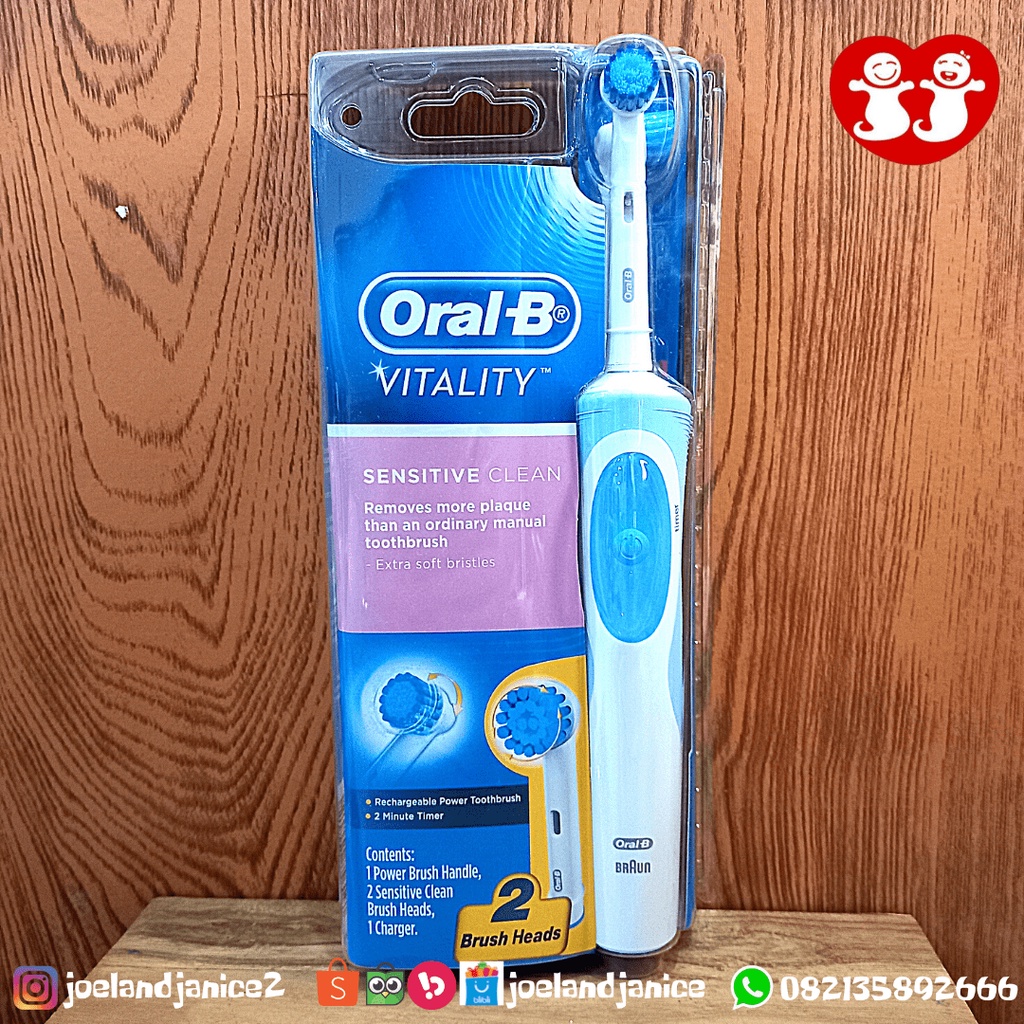 Oral B Vitality Power Toothbrush Sensitive +2 Refills