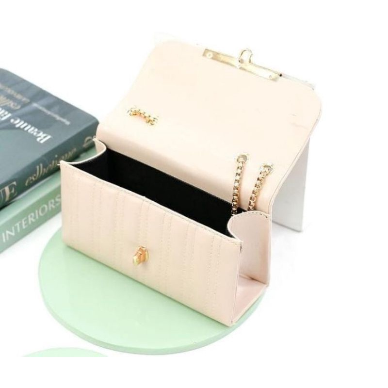 Tas Selempang Wanita Alya Bag Rantai Gold Tas Wanita Murah Sling Bag Shoulder Bag Grosir