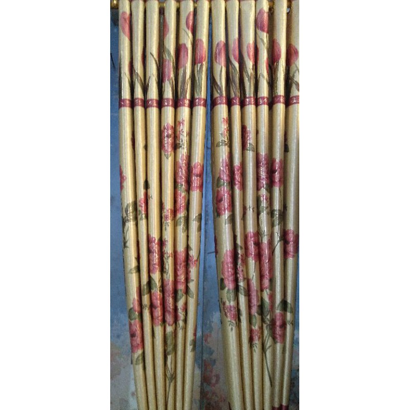 horden blckout gold bunga merah