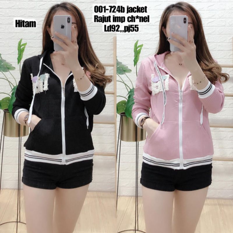 JAKET RAJUT WANITA IMPORT PREMIUM 001-724