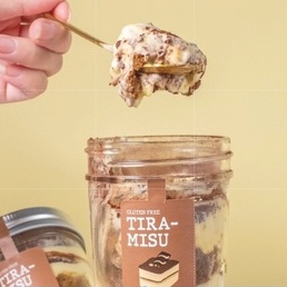 

Gluten Free Tiramisu Dessert Jar | Healthy, Less Sugar, Soy Free Cake - Liquor tnp DI