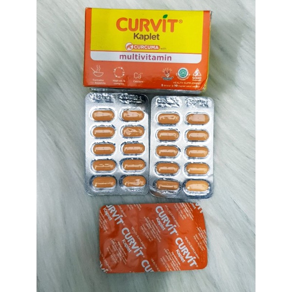 CURVIT MULTIVITAMIN 10 KAPLET SALUT SELAPUT