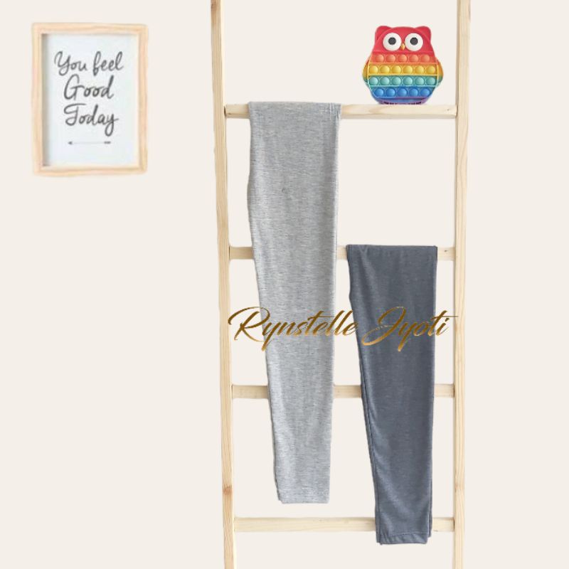 Legging Anak Panjang Kaos Soft Rayon Usia 5-11 tahun | Legging Anak Polos by Rynstelle