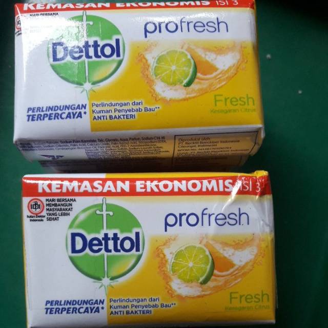 Detol Sabun mandi Profresh Citrus 65 gr