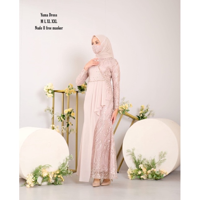 YUMNA DRESS // GAMIS PESTA // GAMIS TERBARU // GAMIS MODERN // GAMIS KONDANGAN // KEBAYA MODERN // KEBAYA GAMIS