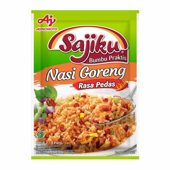 

Ajinomoto Sajiku Bumbu Nasi Goreng Rasa Pedas 20gr