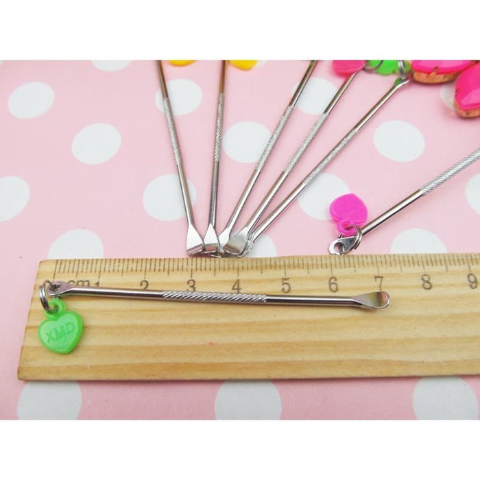 KKSL korek kuping 7 cm stainless steel besi manual cotton bud