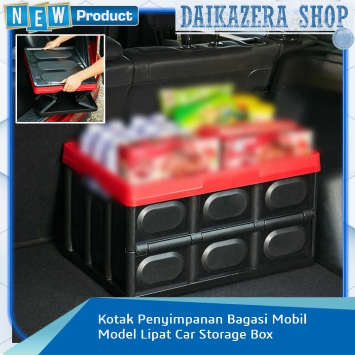 Kotak Penyimpanan Bagasi Mobil Model Lipat Car Storage Box