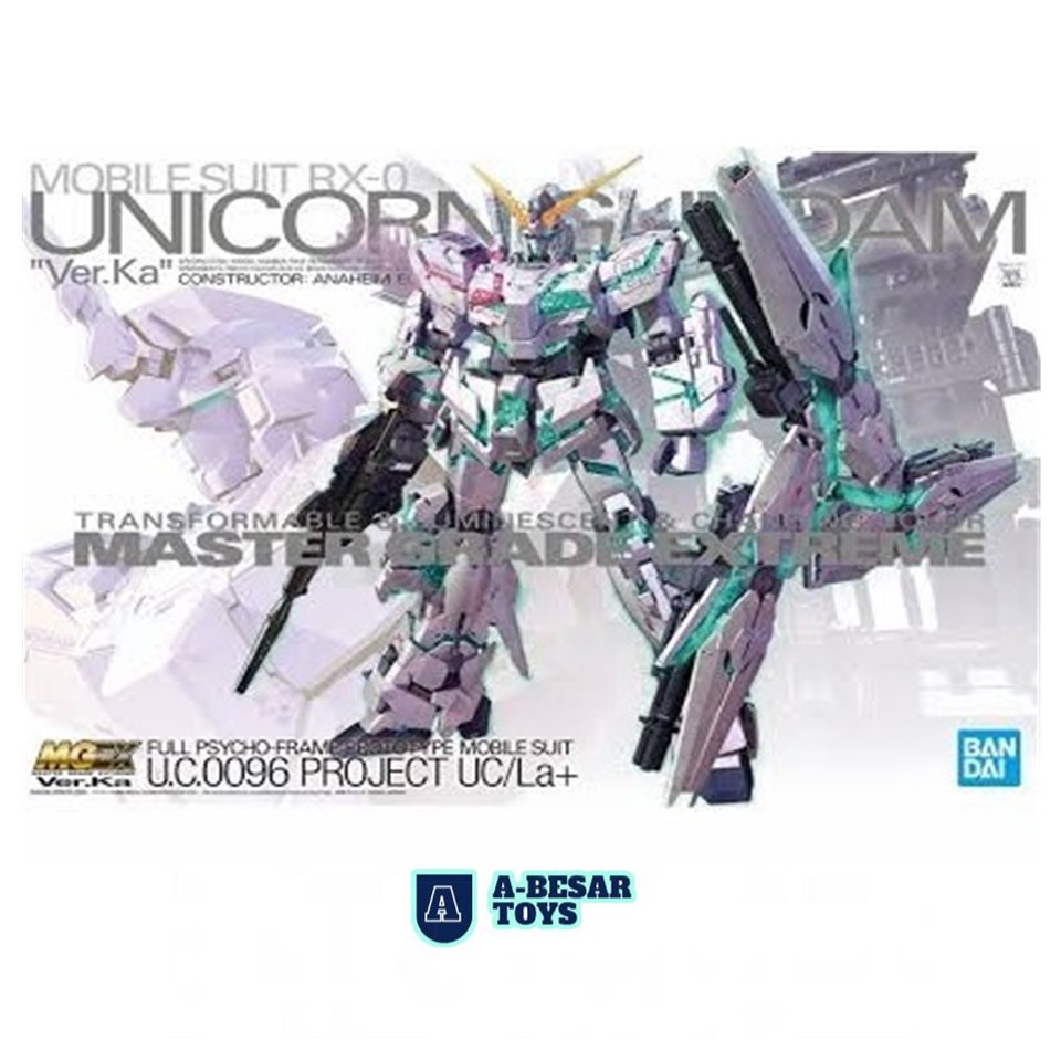 bandai gundam mgex unicorn ver ka