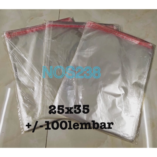 Plastik OPP Baju 25x35 / 28x35