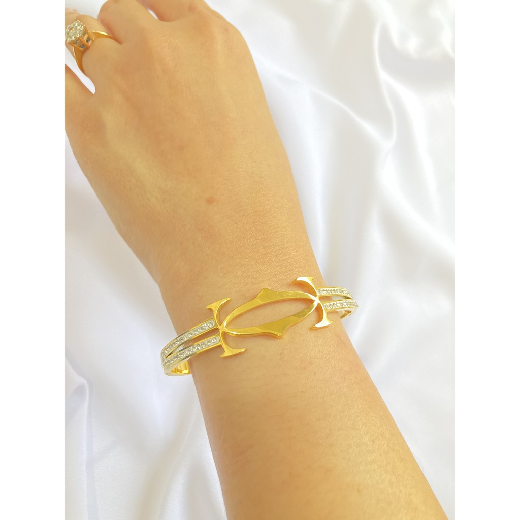 Gelang Titanium Wanita  Simple - Daily/Formal Style Import