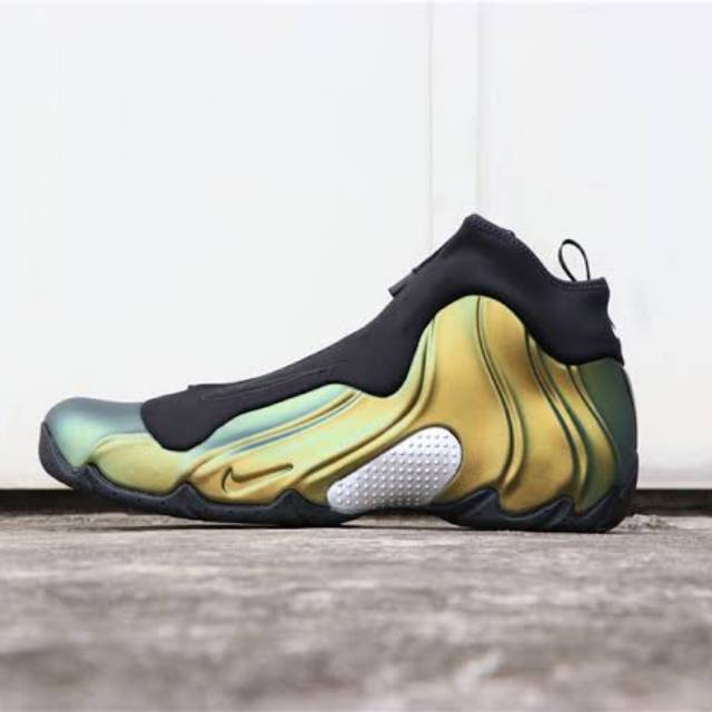 nike air flightposite silver