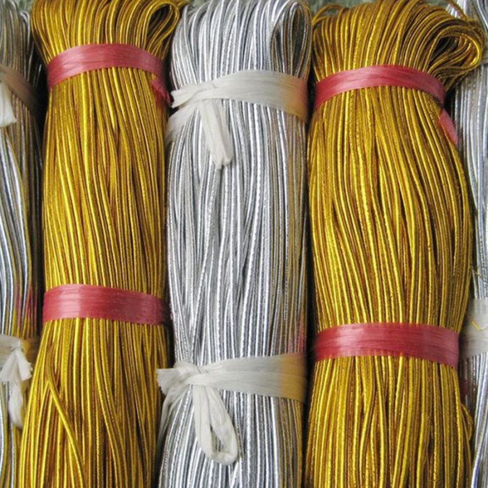 

Tali Emas Soevenir Grosir Tali Pita Emas Perak Tali Souvenir Murah - Silver 2mm