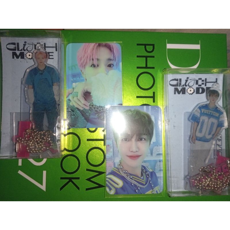 PC JENO JAEMIN ACRYLIC STAND KEYRING ICE VER GLITCH MODE