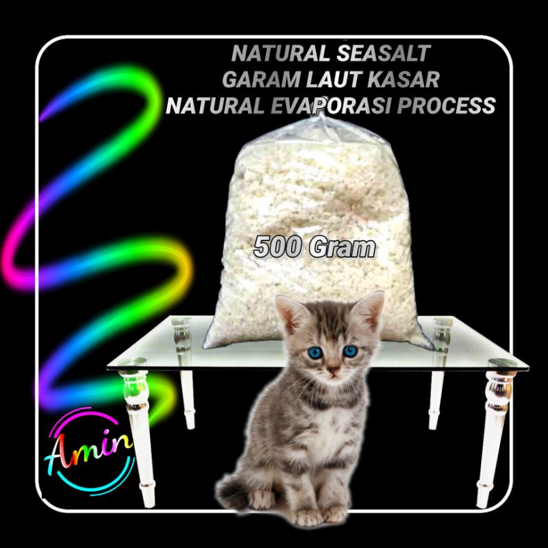 

Garam Laut Kasar 0.5 Kg Natural Seasalt