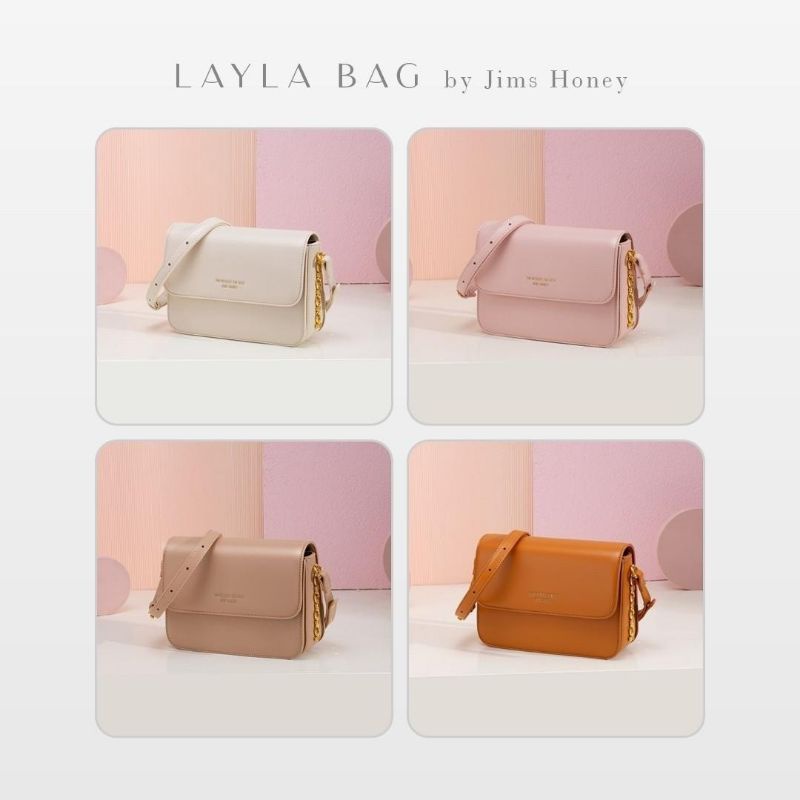 JIMS HONEY LAYLA BAG TAS SELEMPANG BAHU WANITA (FREE EXCLUSIVE BOX)