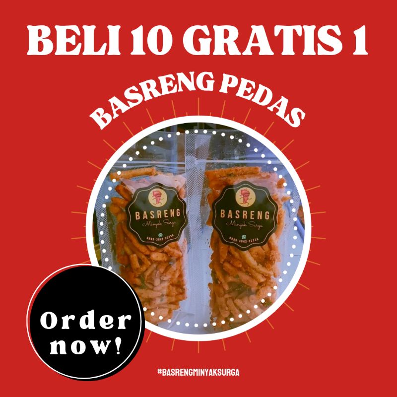 

STIK BASRENG PEDAS DAUN JERUK 80gr