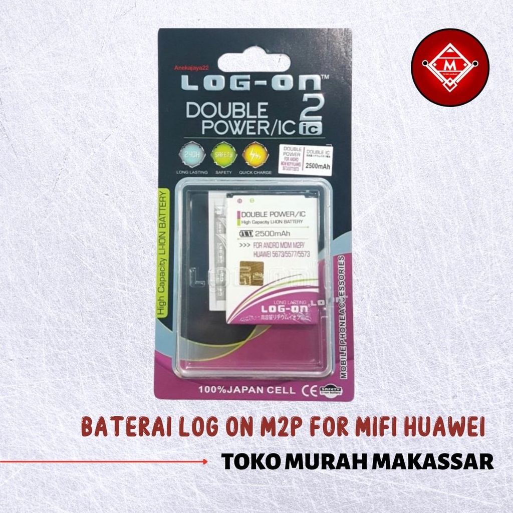 BATERAI LOG ON M2P FOR MIFI HUAWEI 5673, 5573, 5577 / BATERAI HUAWEI E5573 / BATT07-HUA