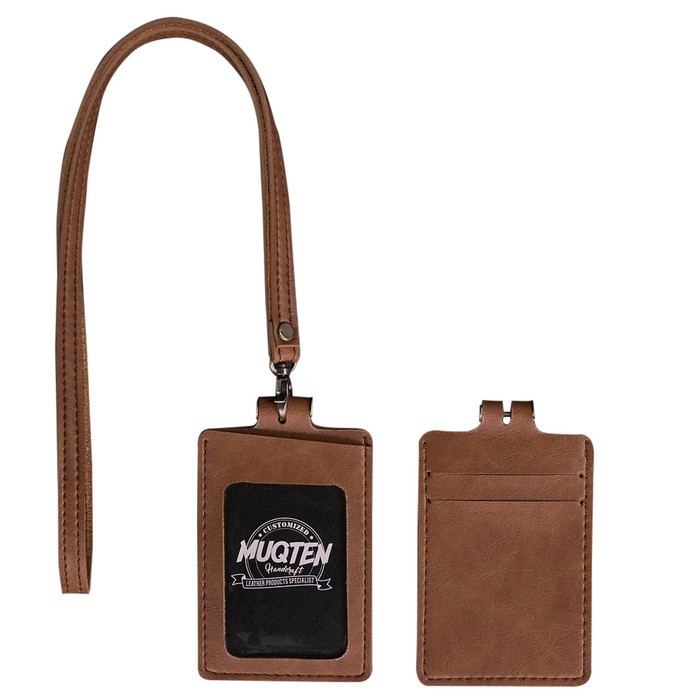 

NAME TAG ID CARD HOLDER TEMBORO KALUNG PREMIUM ID BADGE LEATHER