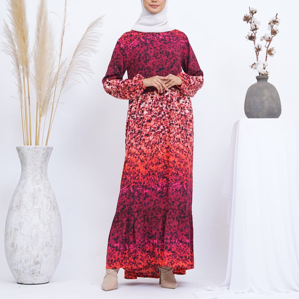 

Irsalina Syifa Daily Dress Maroon