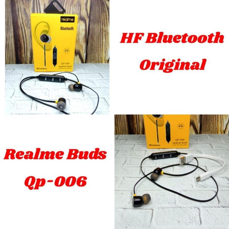 Handsfree Bluetooth Realme Buds 2 Stereo Wireless Headset Realme Earphone Bluetooth