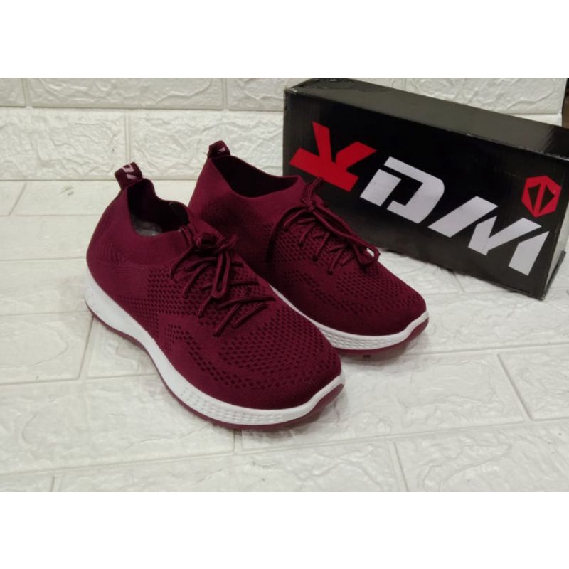 SEPATU RAJUT KDM IMPORT, SEPATU RUNNING, SEPATU SLIP ON TALI 36-40
