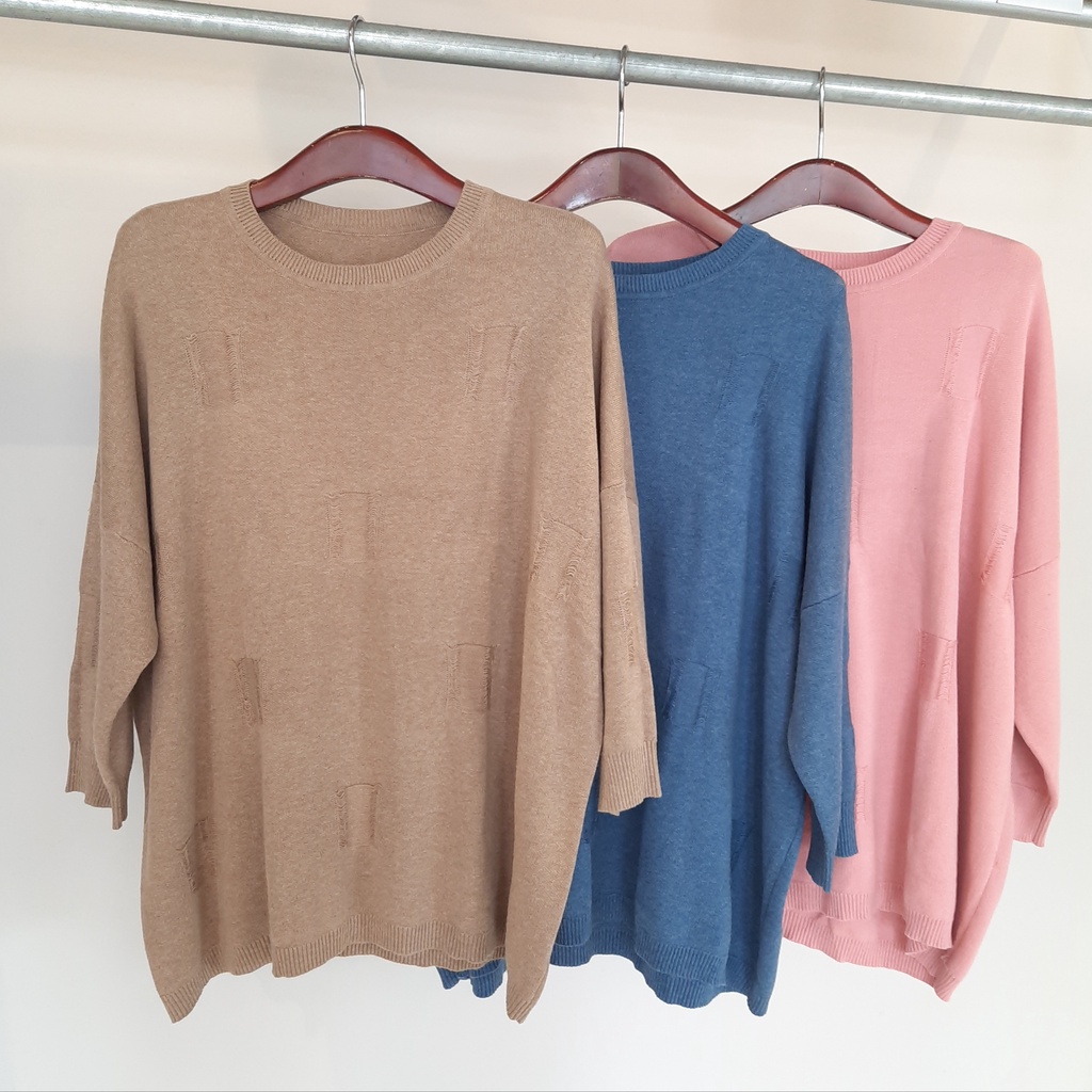 Atasan Rajut Wanita Big Size