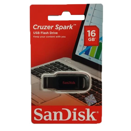 FLASHDISK SANDISK SPARK 16GB CZ61 USB 2.0 ORIGINAL