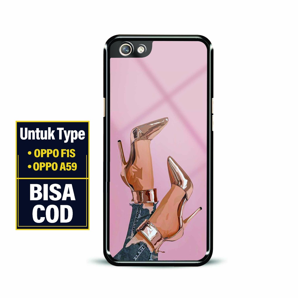 Hardcase Mengkilat Oppo F1S / A59 - Softcase Glossy Oppo F1S / A59 [ Fashion Case 8 ] - Casing Handp