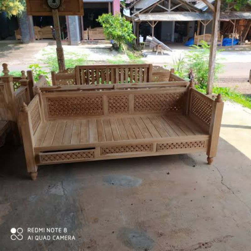 bale bale jati, kursi panjang unik kayu jati berkualitas
