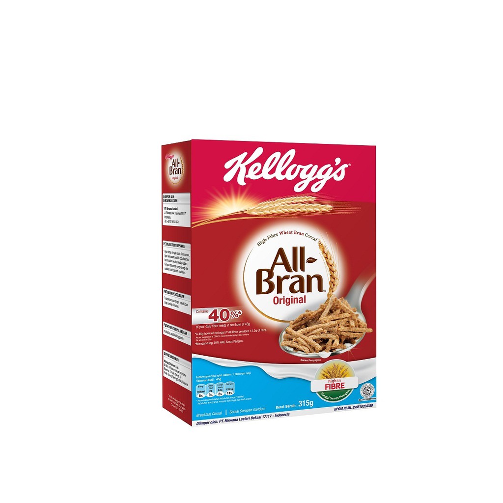 Kelloggs All Bran 315 gr | Shopee Indonesia