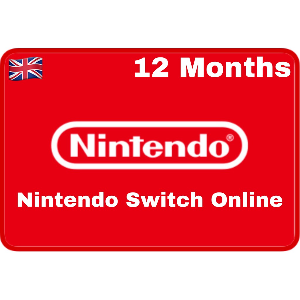 nintendo switch online subscription gift card