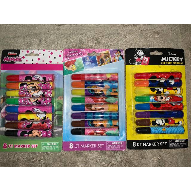 

Ready stock!Marker/ spidol set Disney original