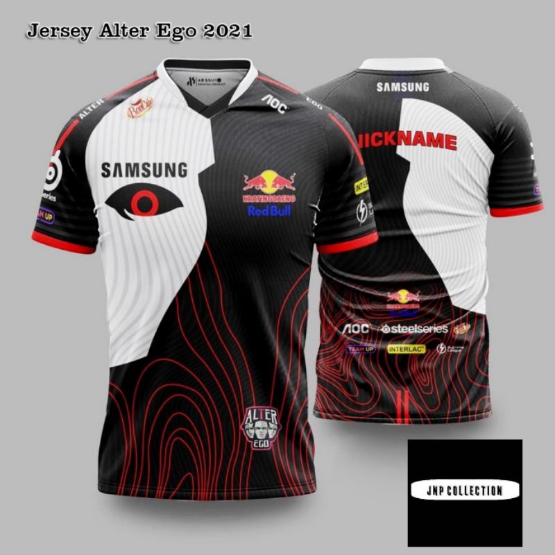 JERSEY KAOS GAMING ALTER EGO TERBARU 2021 GAME MOBILE LEGEND ML FREEFIRE FF PUBG AOV (FREE NICKNAME)