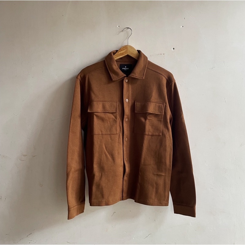 Shacket Jacket Prepp Studio Brown size L